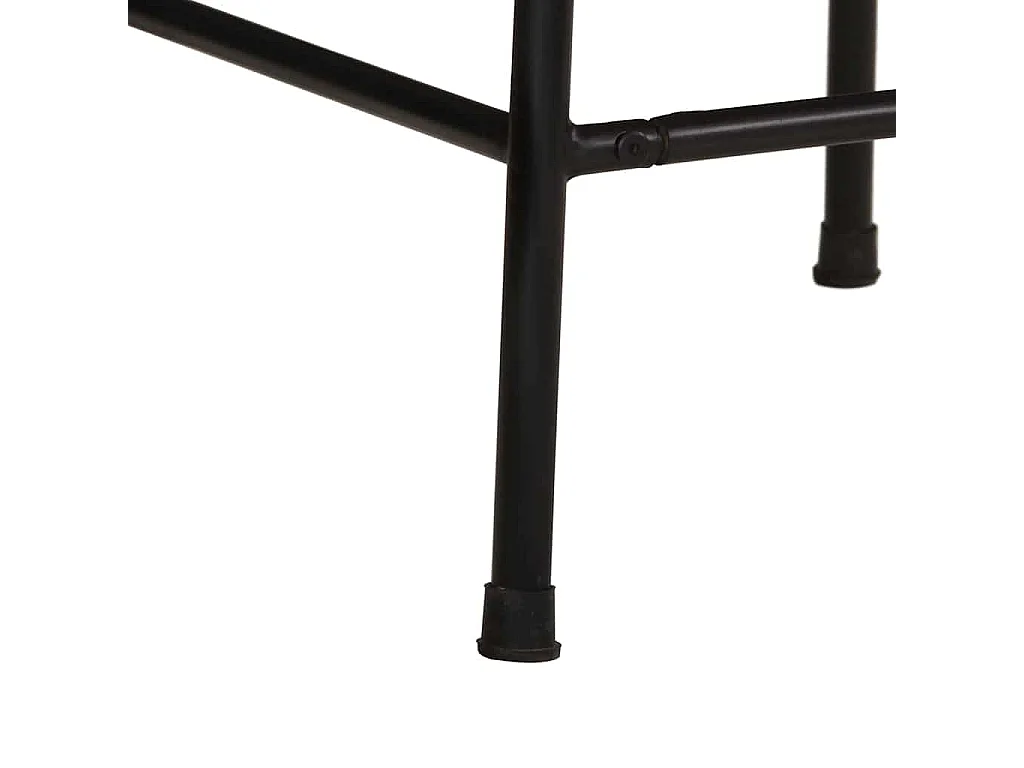 Barkrukken 2 st 46x35,5x70 cm massief gerecycled hout