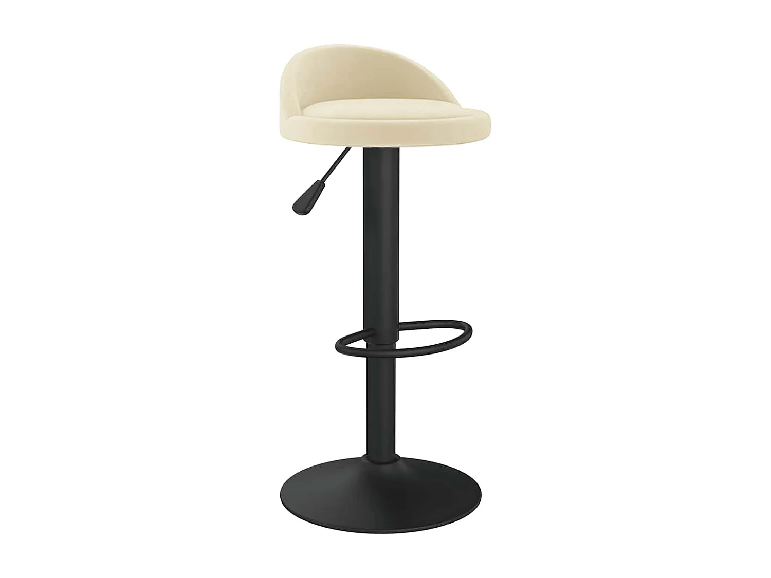 Tabouret de bar Crème Velours