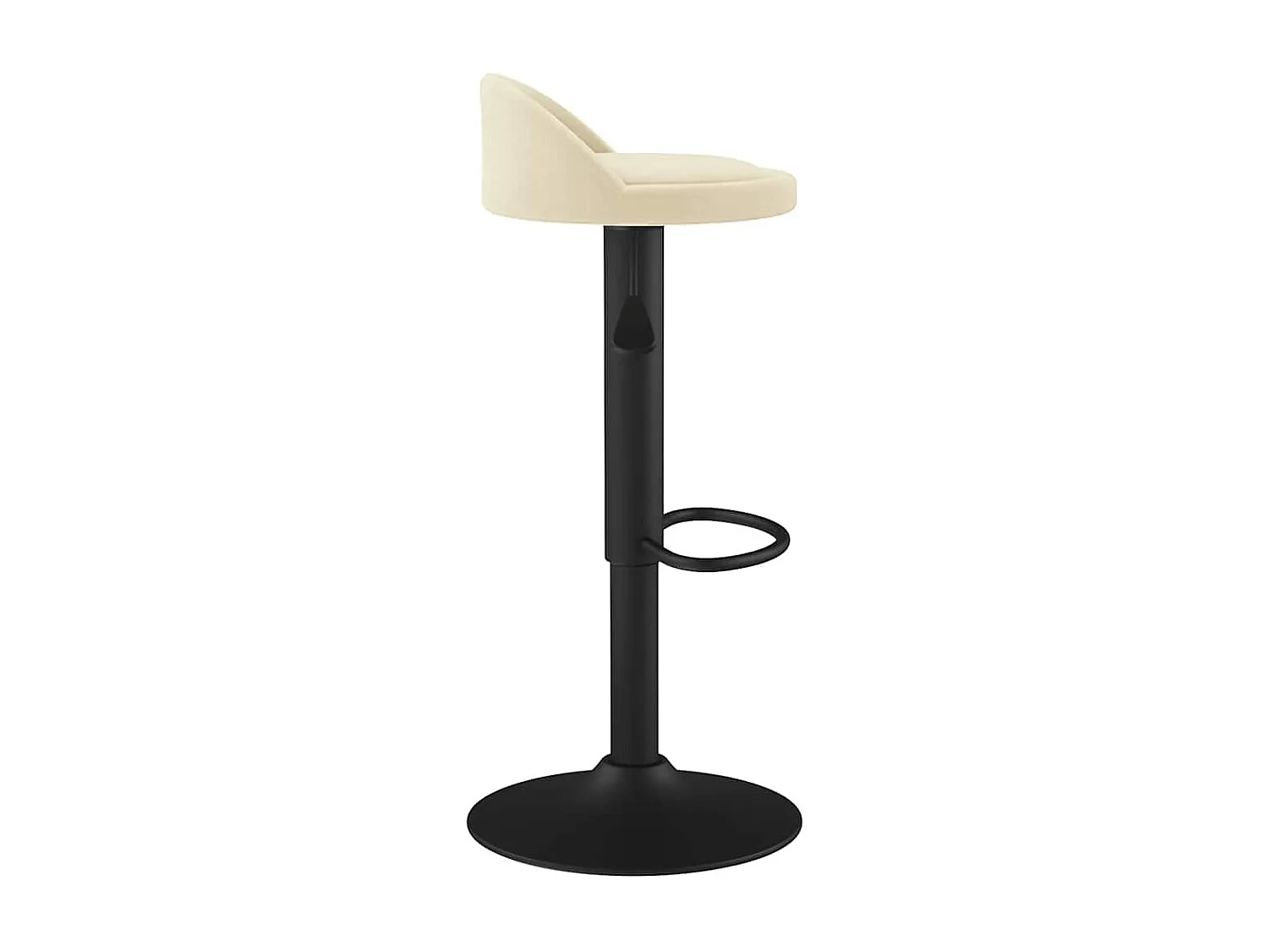 Tabouret de bar Crème Velours