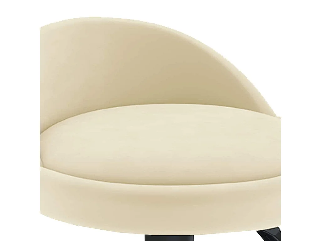 Tabouret de bar Crème Velours