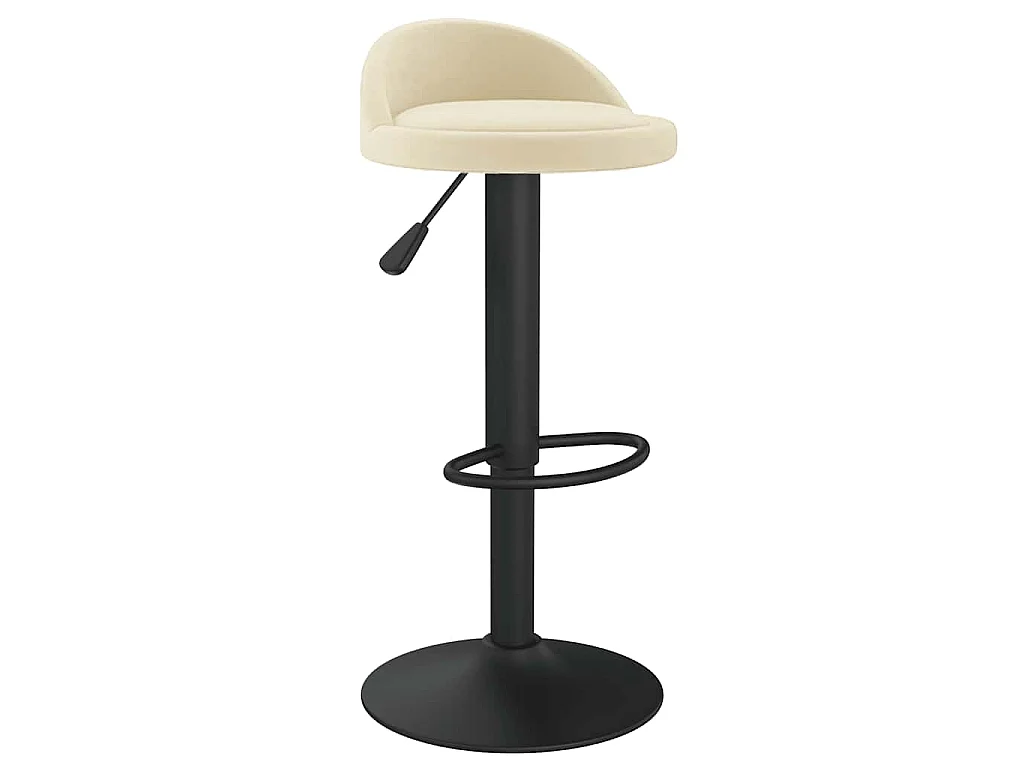 Tabouret de bar Crème Velours