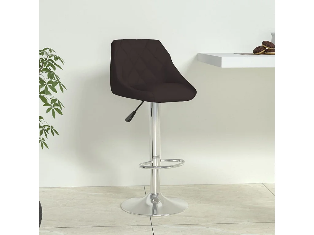 Tabouret de bar Noir Similicuir