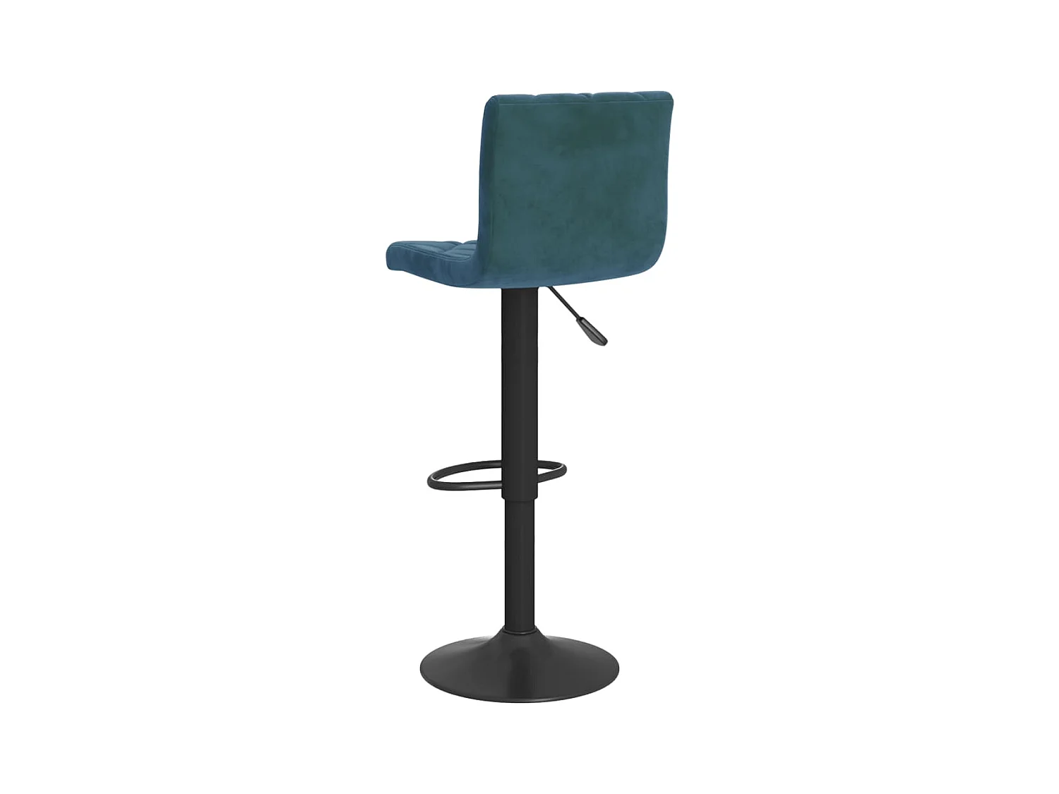 Tabourets de bar lot de 2 bleu velours