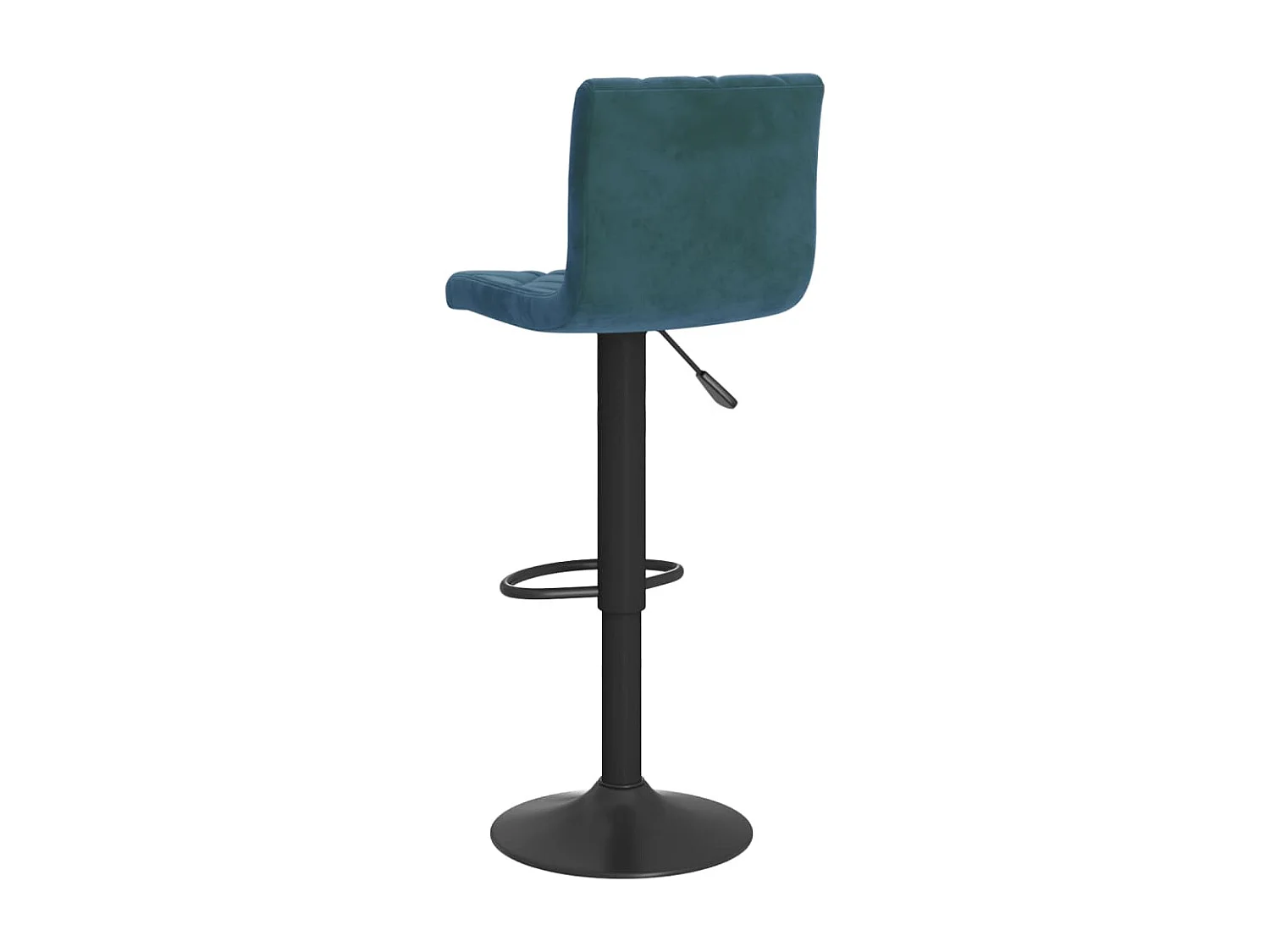 Tabourets de bar lot de 2 bleu velours