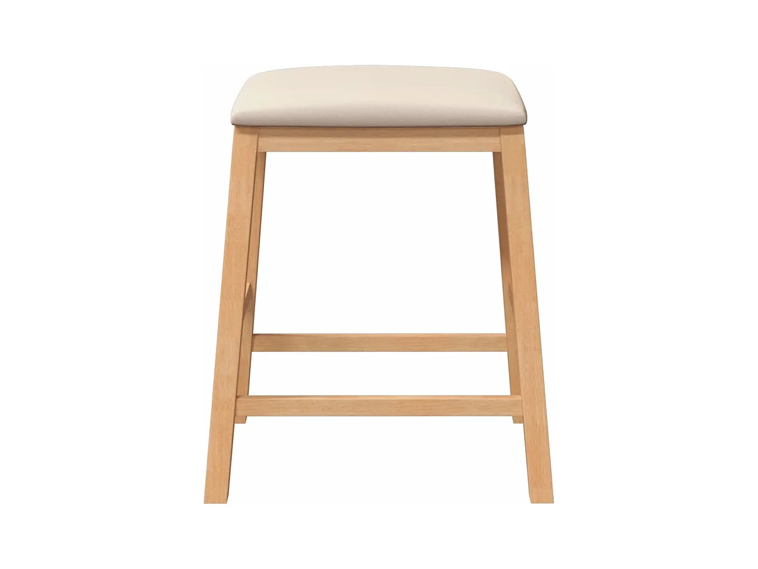 chaises de bar avec coussins 2 pcs bois massif d'hévéa