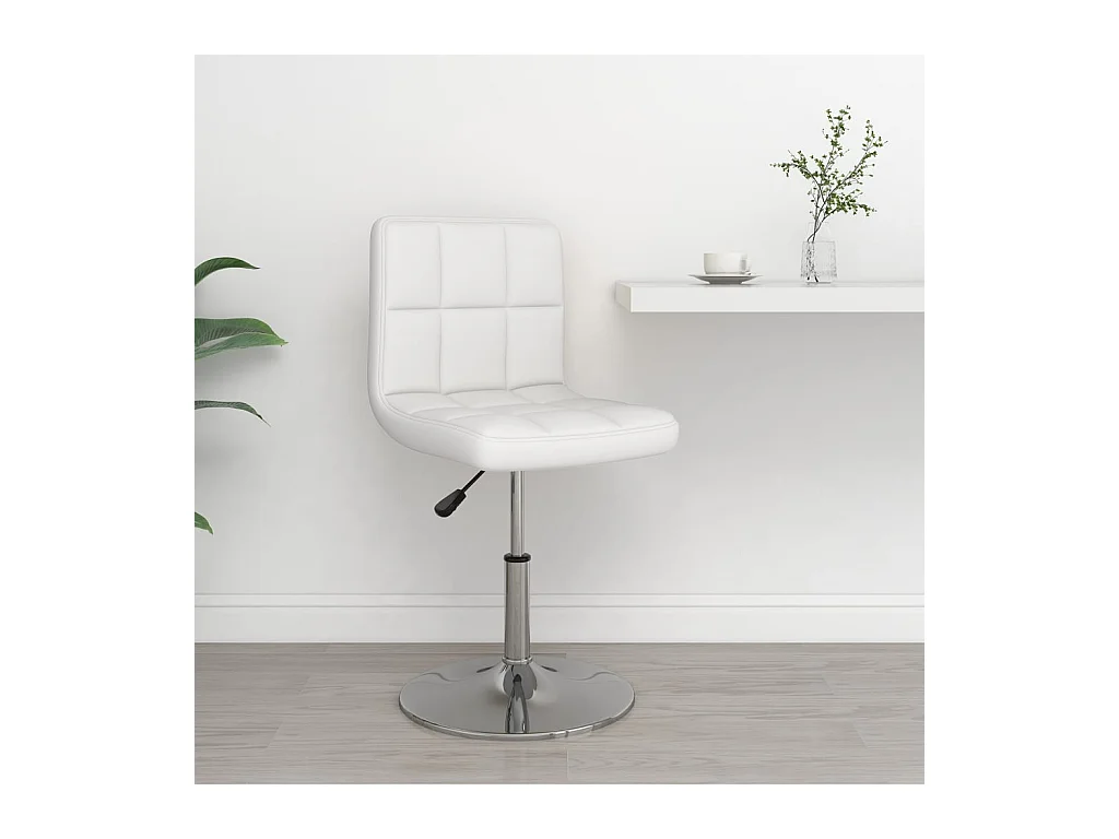 Tabouret de bar Blanc Similicuir