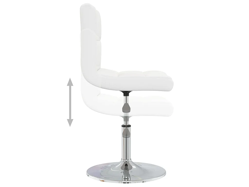 Tabouret de bar Blanc Similicuir