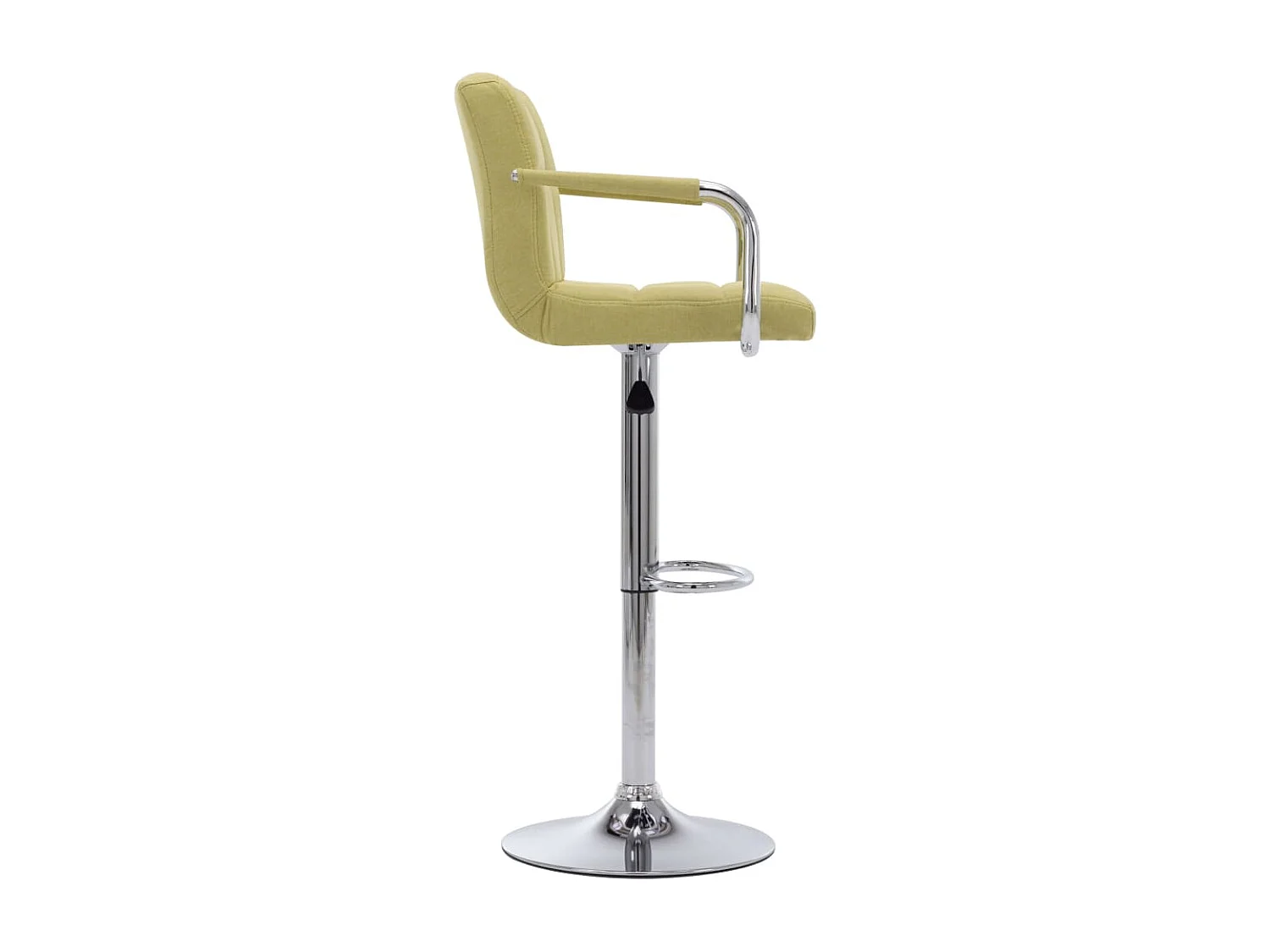 Sedie da Bar 2 pz Verdi in Tessuto