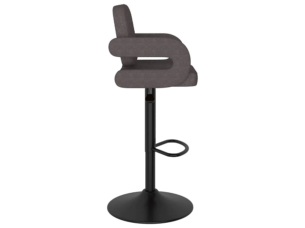 Barhocker 2 Stk. Taupe Stoff