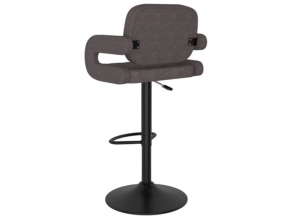 Barhocker 2 Stk. Taupe Stoff
