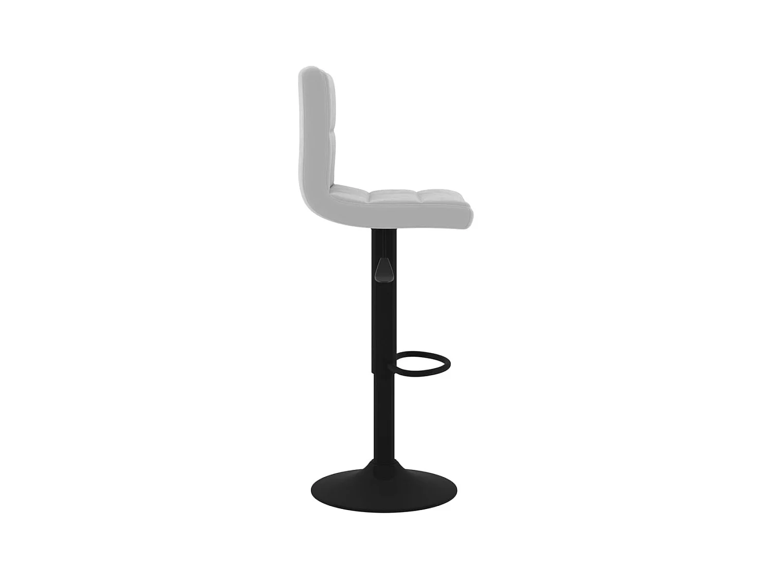Tabouret de bar Gris clair Velours