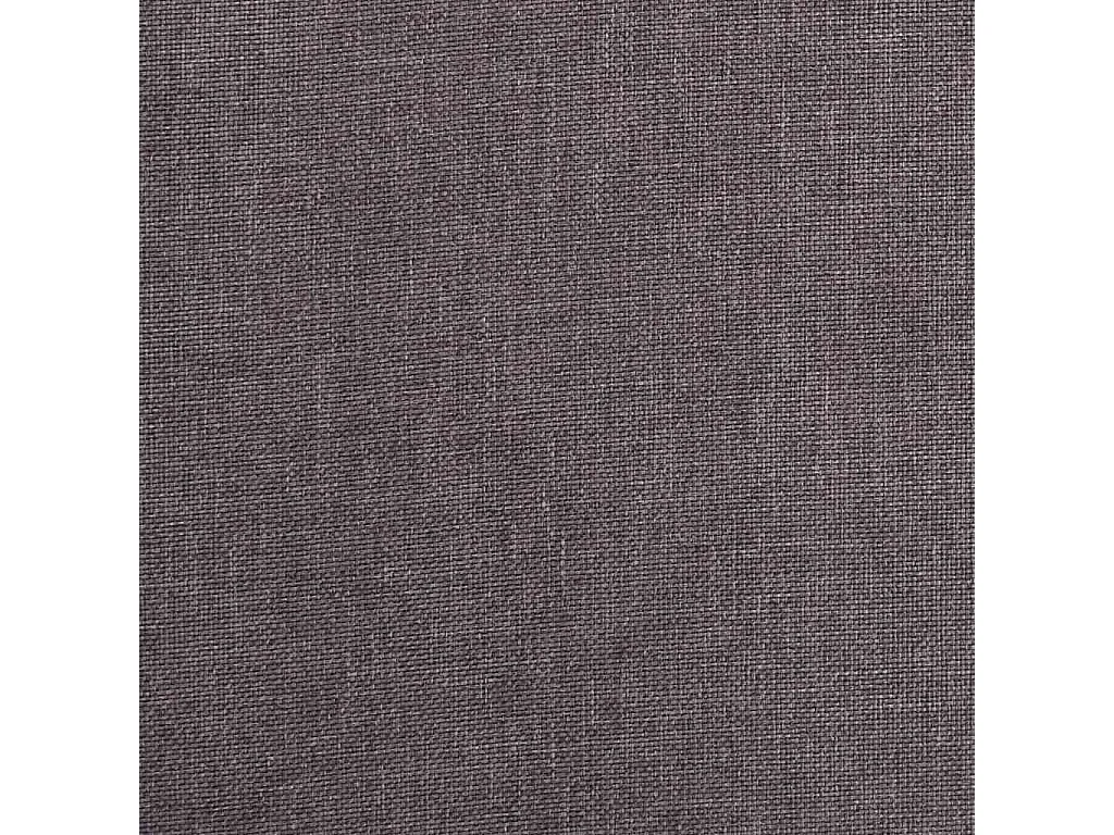 Tabourets de bar lot de 2 taupe tissu