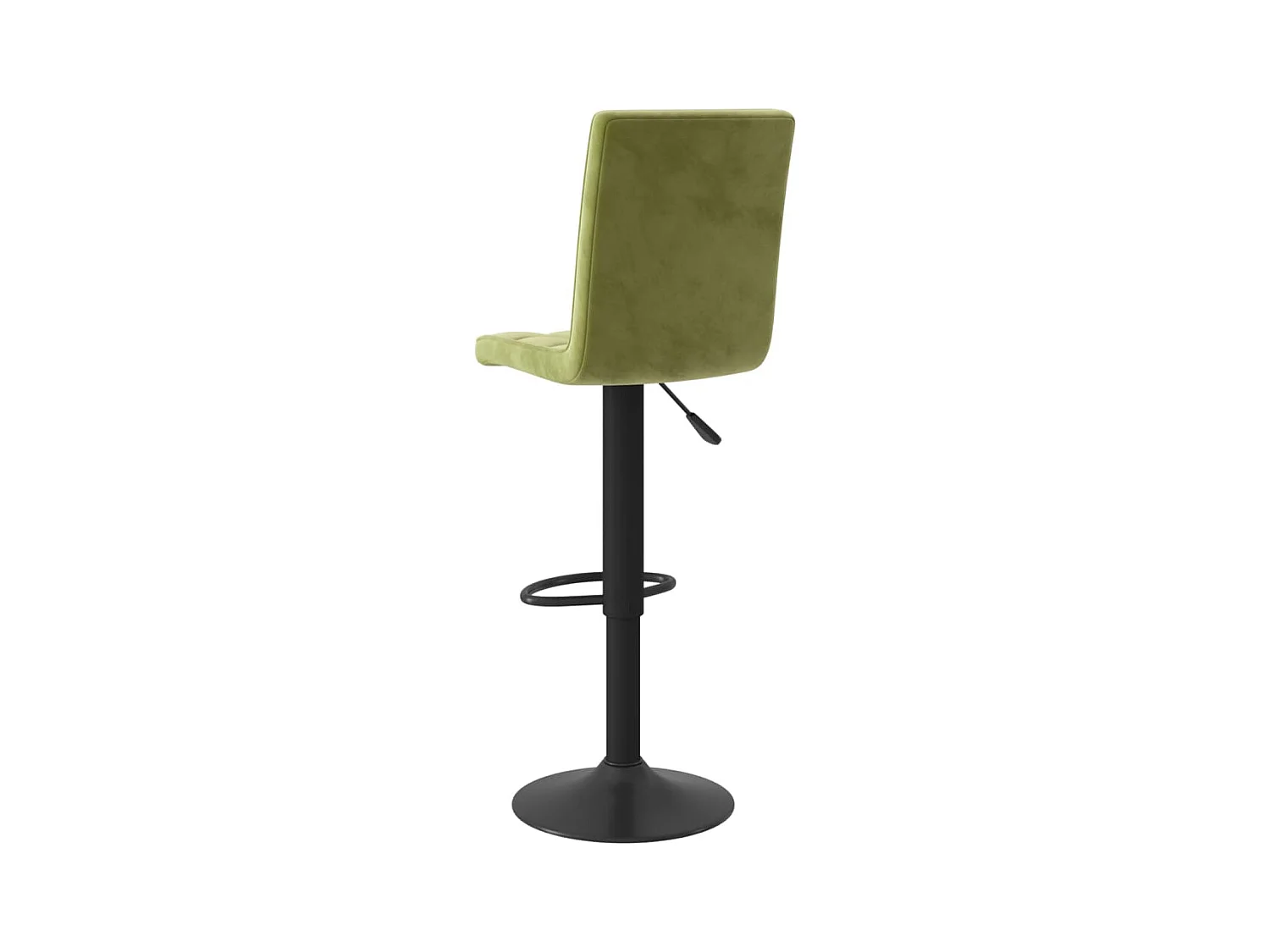 Barhocker 2 Stk. Hellgrün Samt