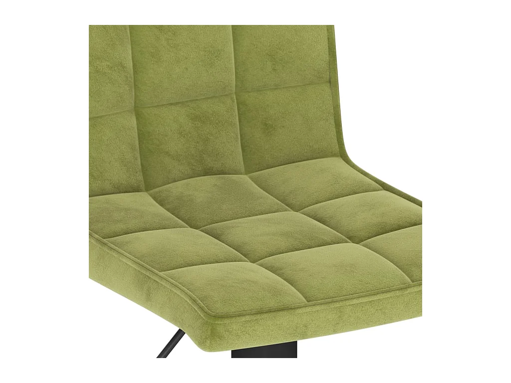 Barhocker 2 Stk. Hellgrün Samt