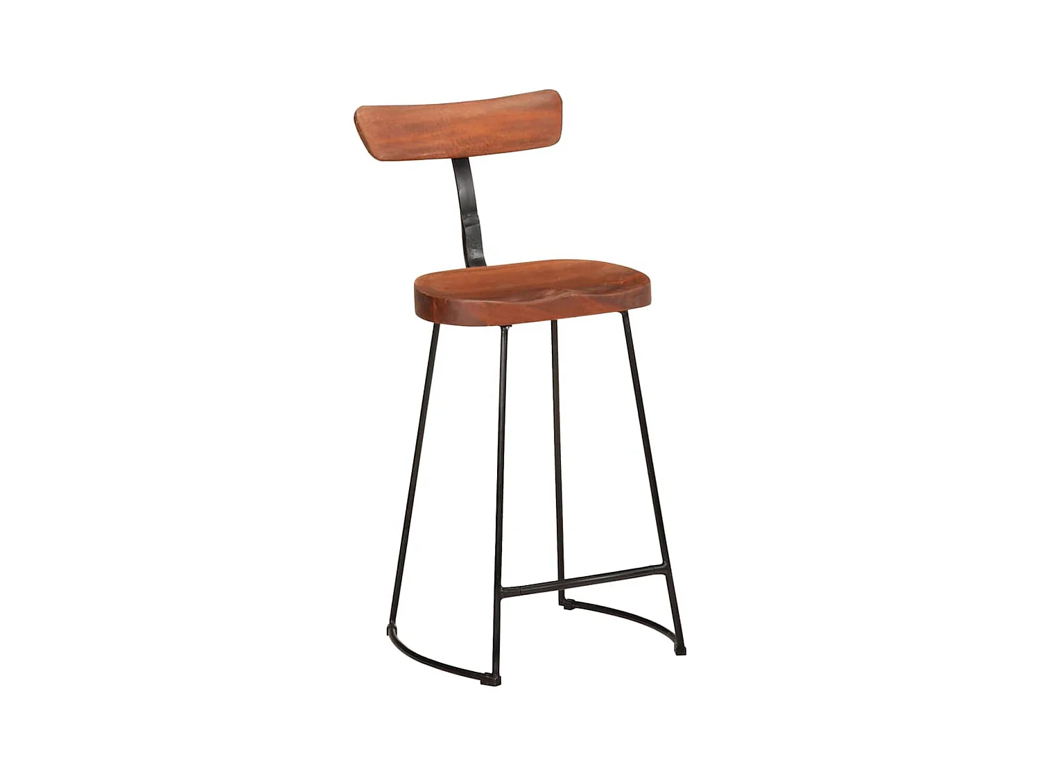 Barhocker 2 Stk. 49x43x88 cm Mango Massivholz