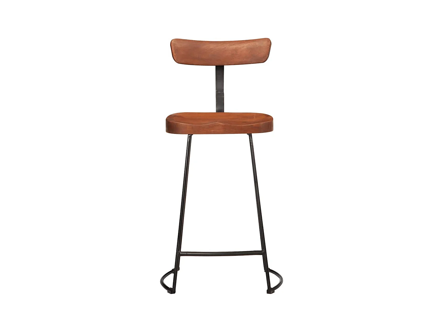 Barhocker 2 Stk. 49x43x88 cm Mango Massivholz