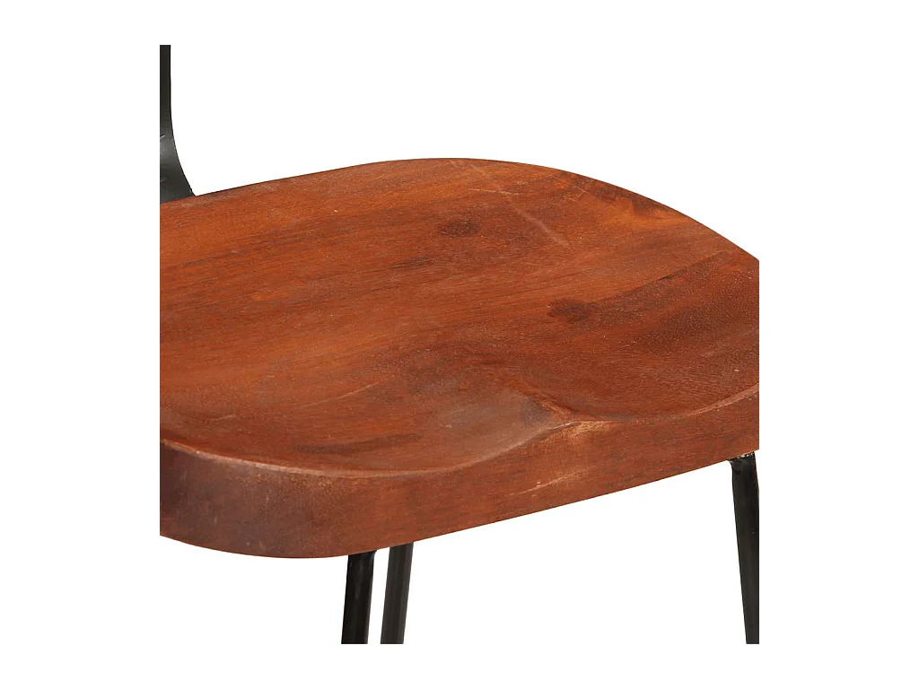 Barhocker 2 Stk. 49x43x88 cm Mango Massivholz