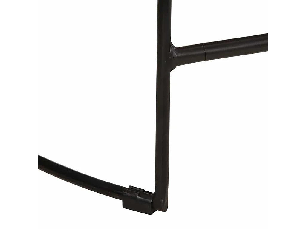 Barkrukken 2 st 49x43x88 cm massief mangohout