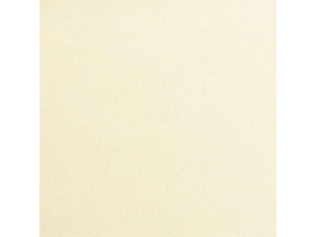 Tabourets de bar lot de 2 crème tissu