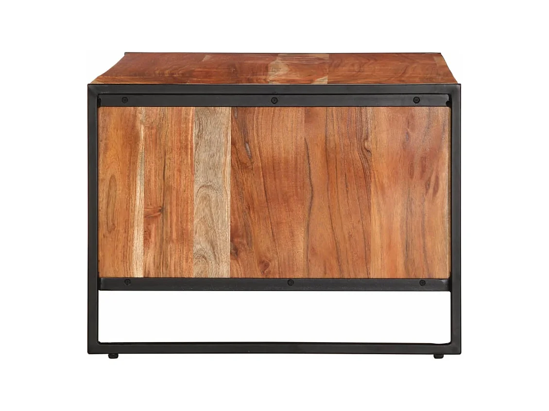Table basse 90x55x40 cm bois massif d'acacia