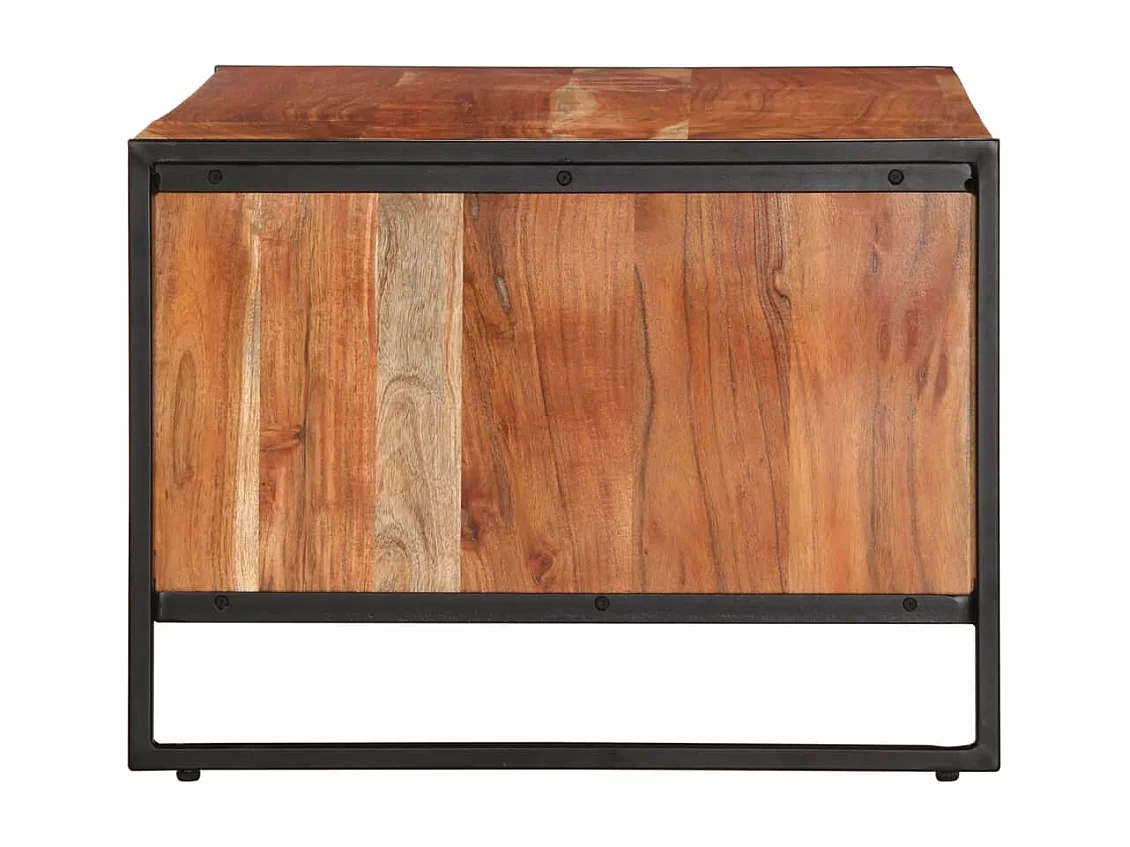 Table basse 90x55x40 cm bois massif d'acacia