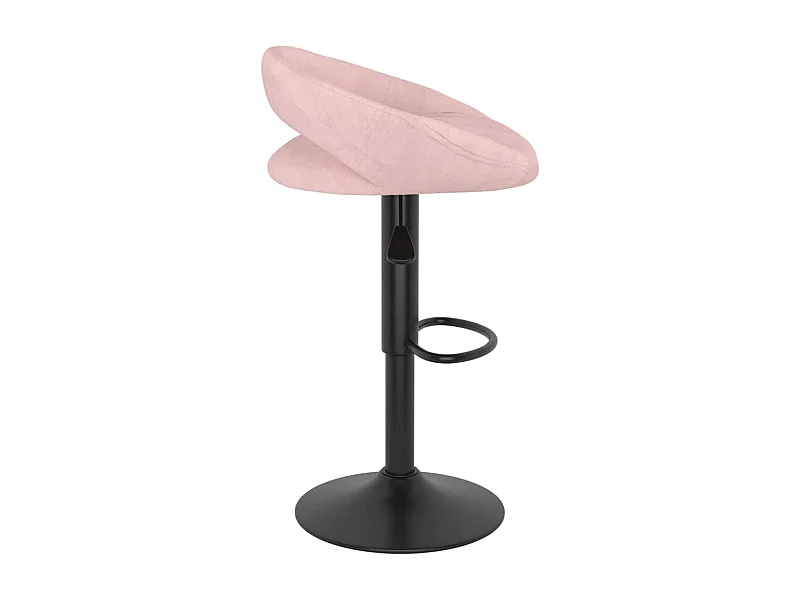 Barkrukken 2 st fluweel roze