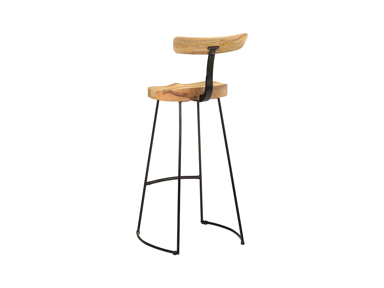 Barhocker 2 Stk. 49x43x103 cm Mango Massivholz