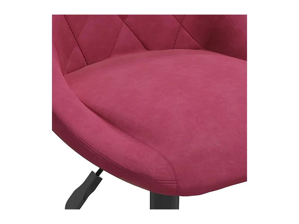 Tabouret de bar Rouge bordeaux Velours