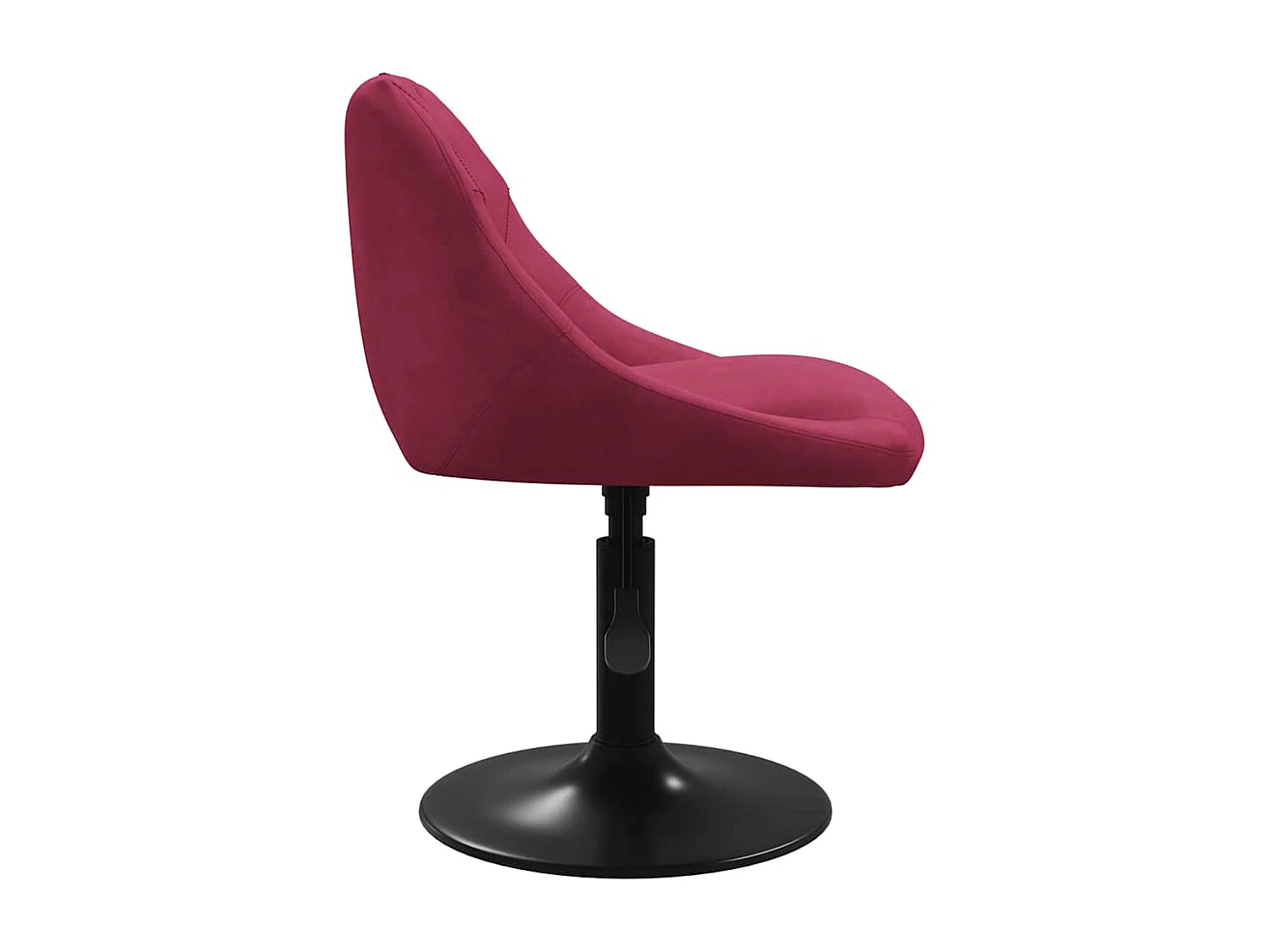 Tabouret de bar Rouge bordeaux Velours
