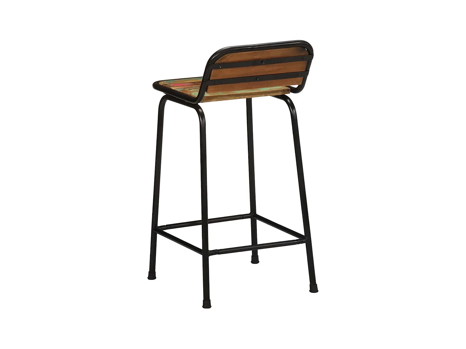 Barhocker 2 Stk. 46x35,5x80 cm Altholz Massivholz