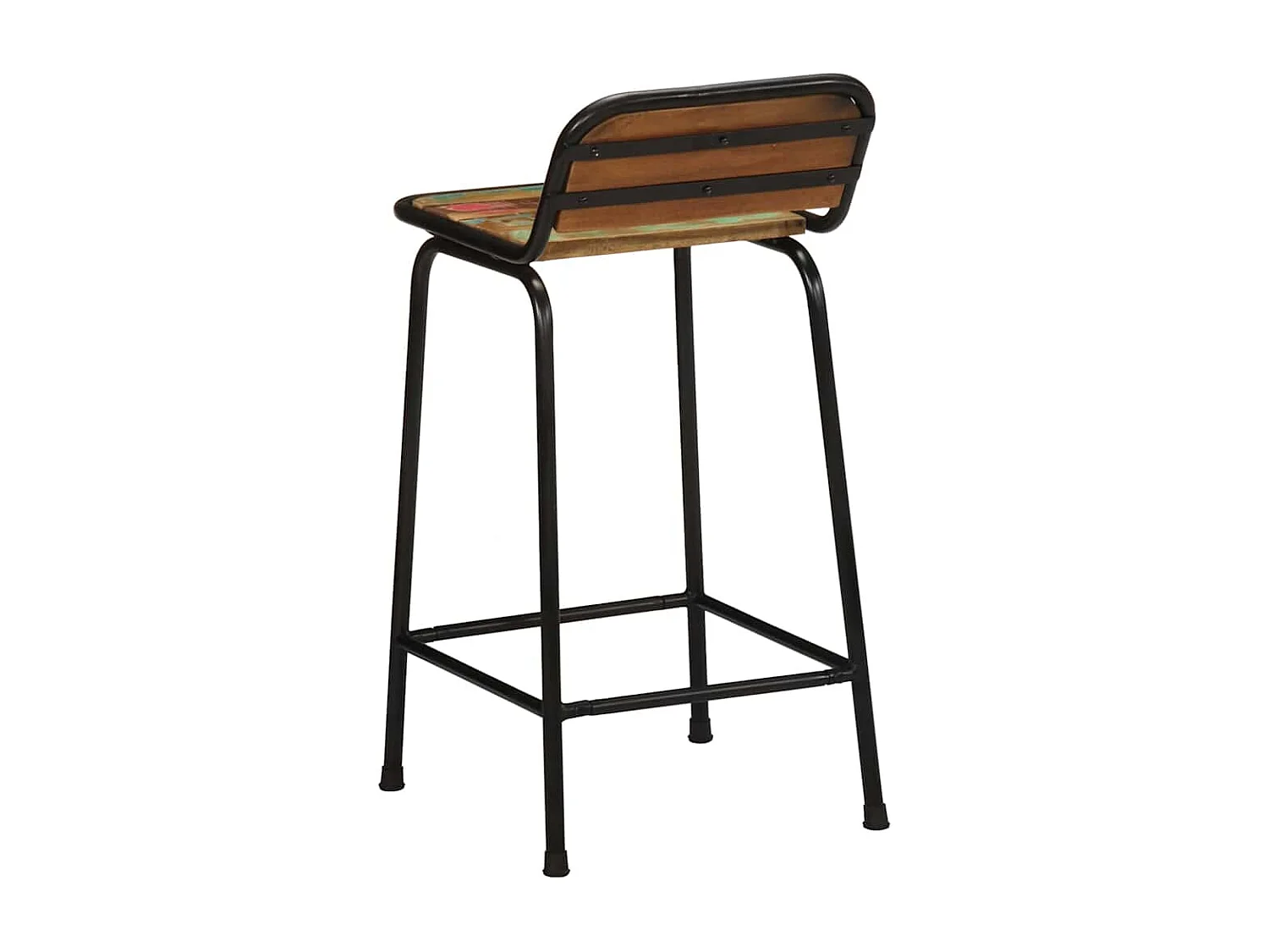 Barhocker 2 Stk. 46x35,5x80 cm Altholz Massivholz