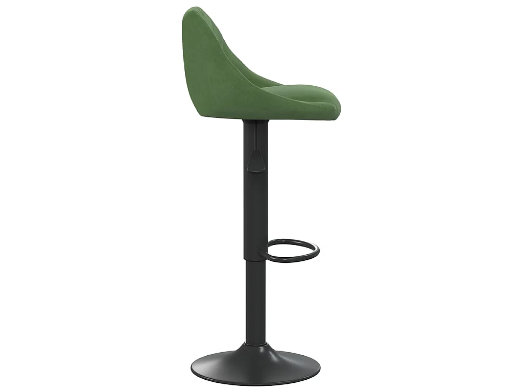 Tabouret de bar Vert foncé Velours