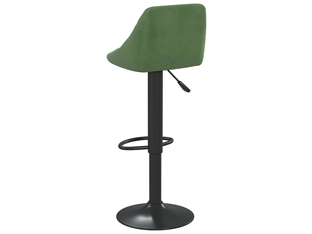 Tabouret de bar Vert foncé Velours