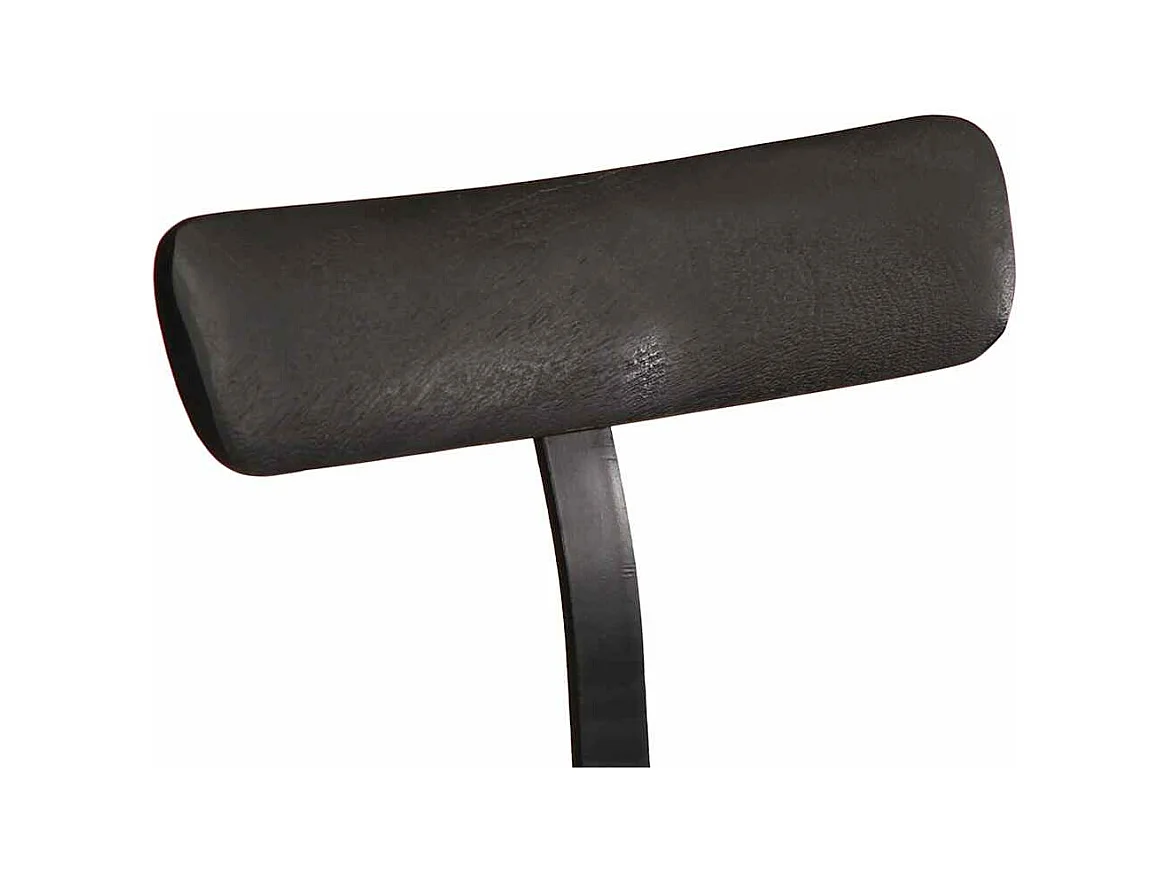 Sgabelli da Bar 2 pz Neri 49x43x103 cm Legno Massello di Mango