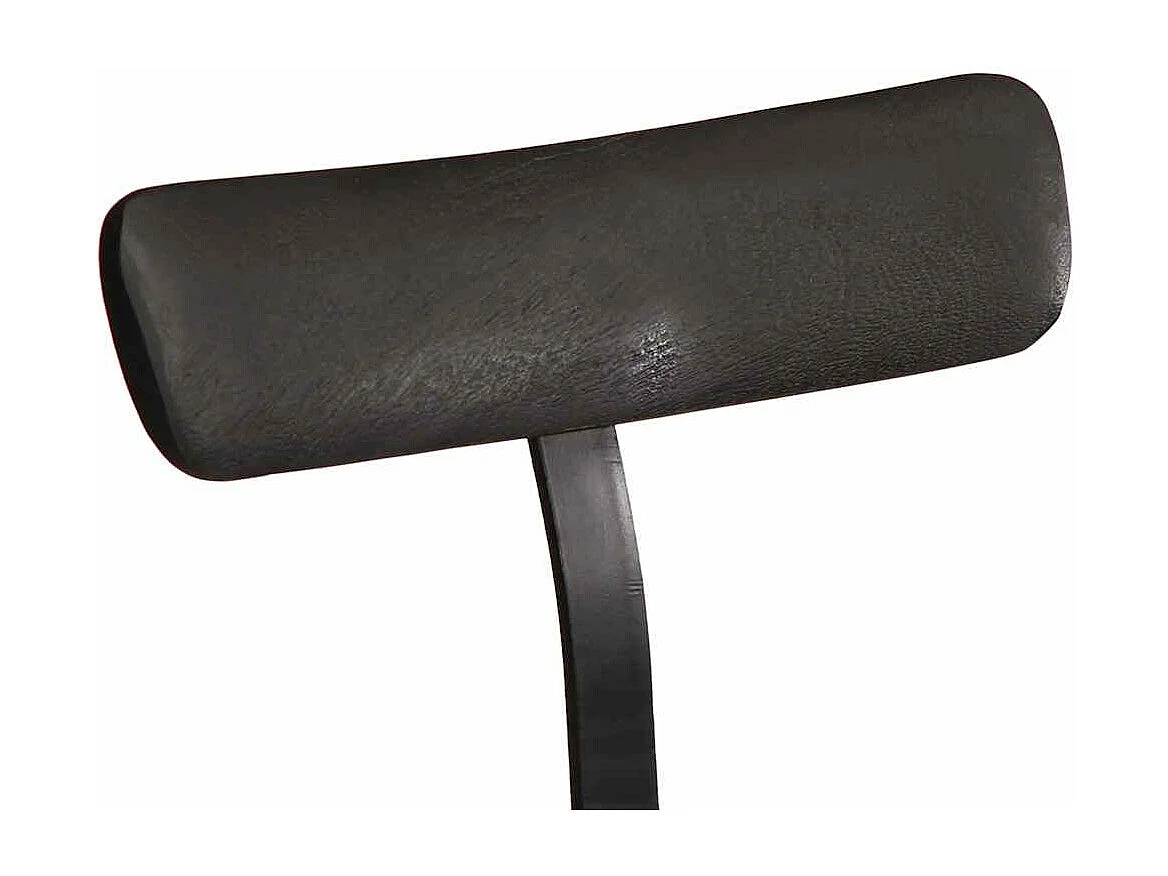 Barhocker 2 Stk. Schwarz 49x43x103 cm Mango Massivholz