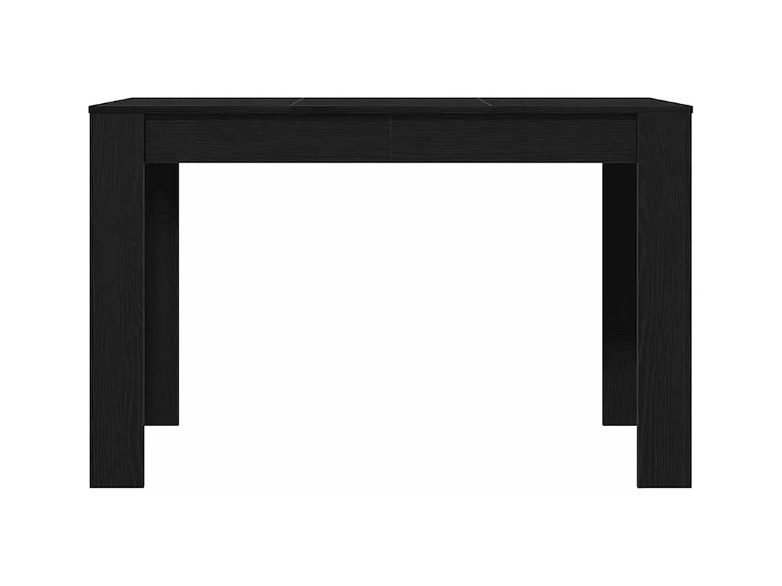 Tavolo da Pranzo Rovere Nero 120x60x76 cm Legno Multistrato