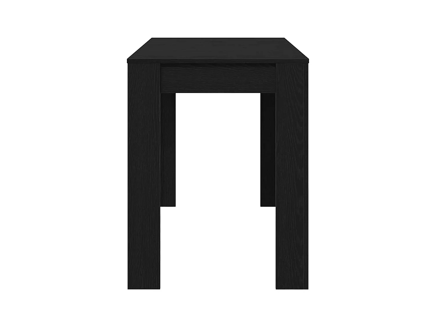 Tavolo da Pranzo Rovere Nero 120x60x76 cm Legno Multistrato