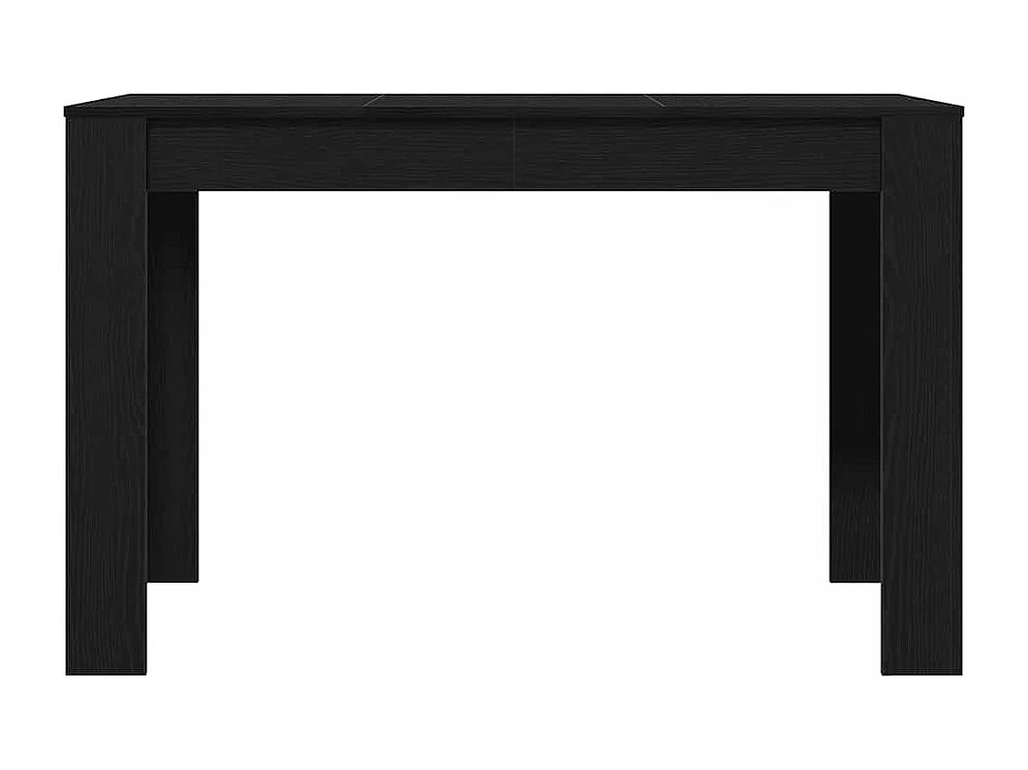 Table à dîner chêne noir 120x60x76 cm bois d'ingénierie