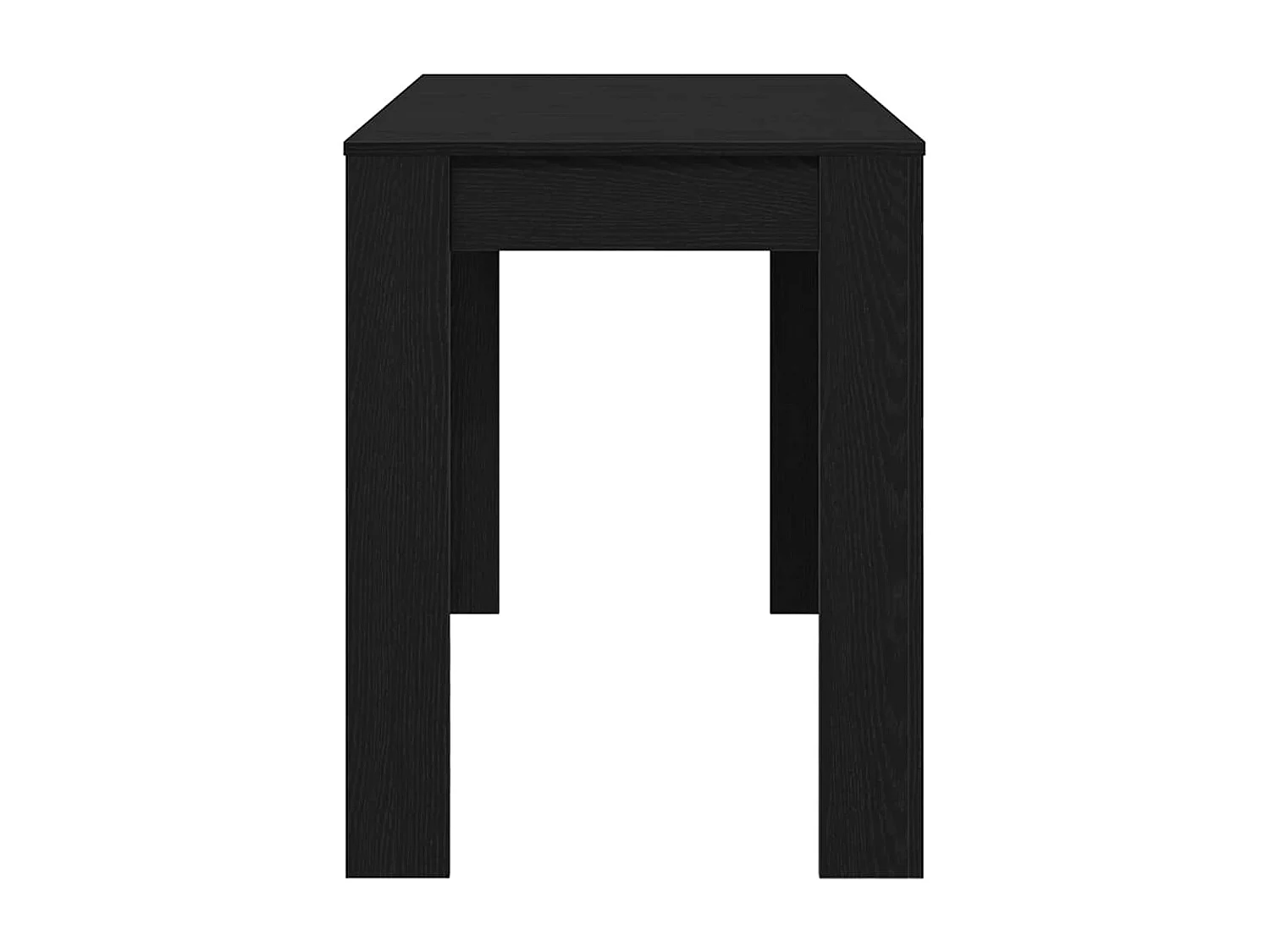 Table à dîner chêne noir 120x60x76 cm bois d'ingénierie