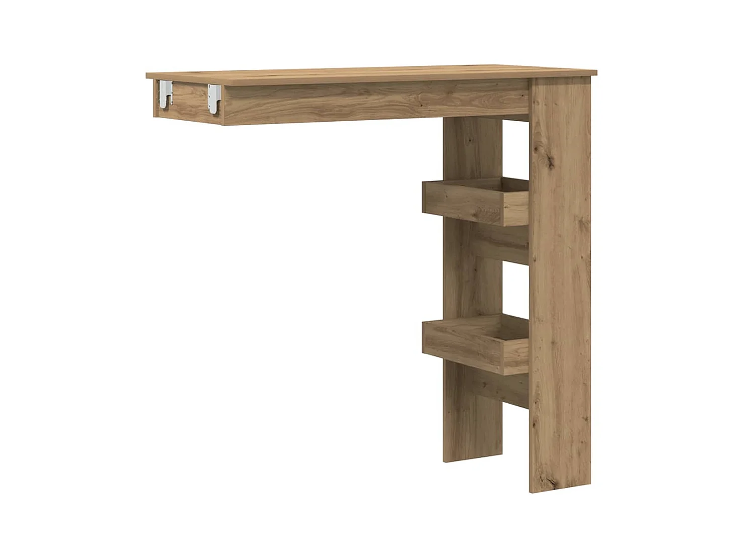 Wand-Bartisch Artisan-Eiche 102x45x103,5 cm Holzwerkstoff