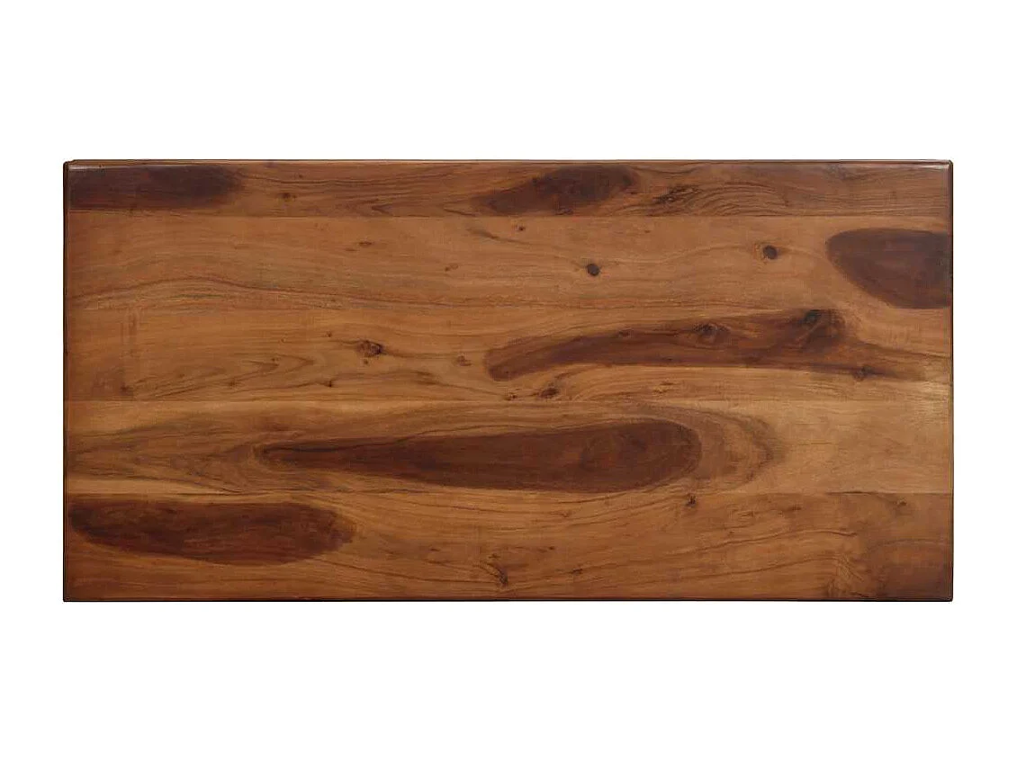 Table de bar 120x60x107 cm bois massif d'acacia