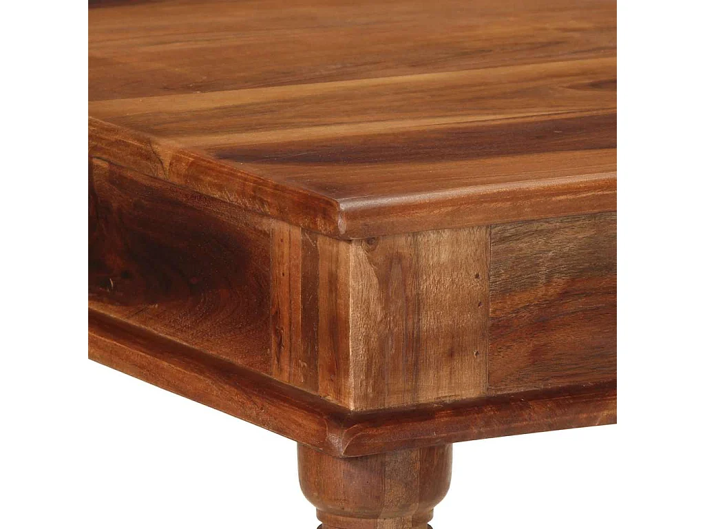 Table de bar 120x60x107 cm bois massif d'acacia