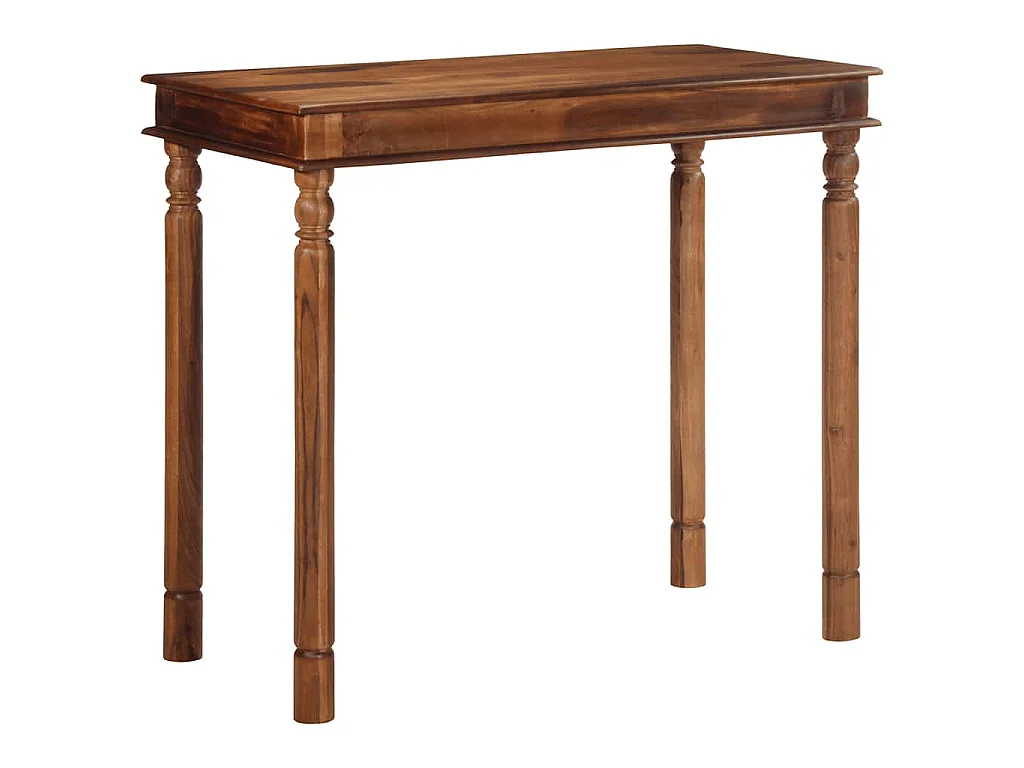 Table de bar 120x60x107 cm bois massif d'acacia