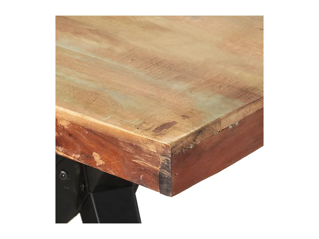 Esstisch 180x90x76 cm Altholz Massiv