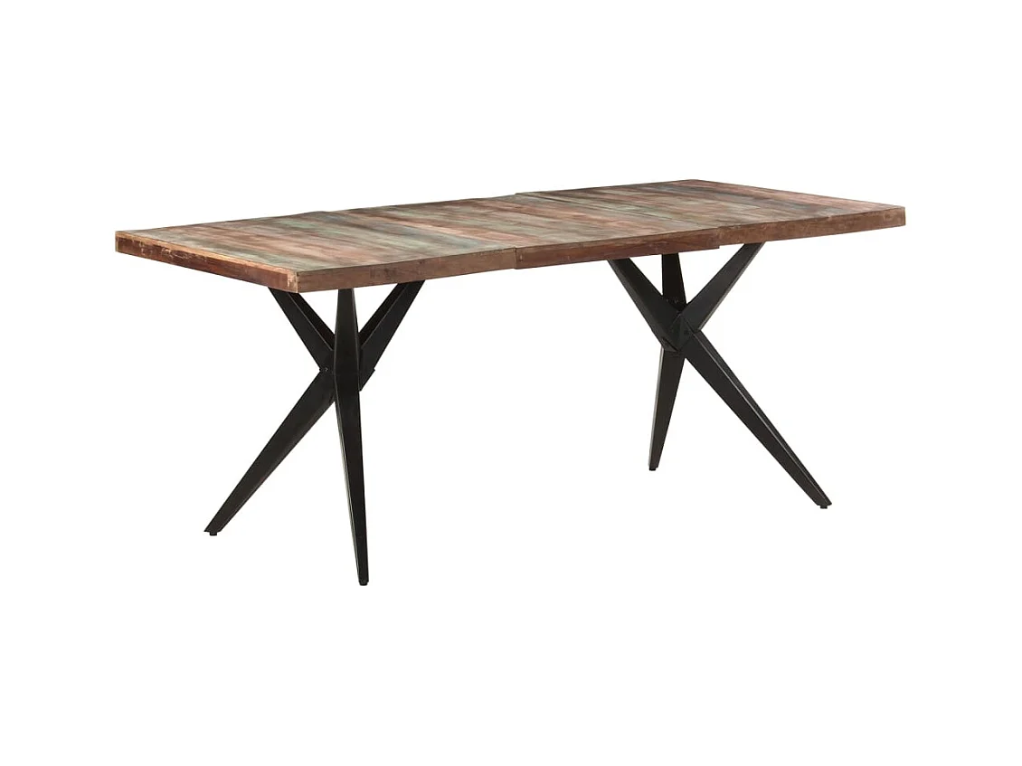 Esstisch 180x90x76 cm Altholz Massiv