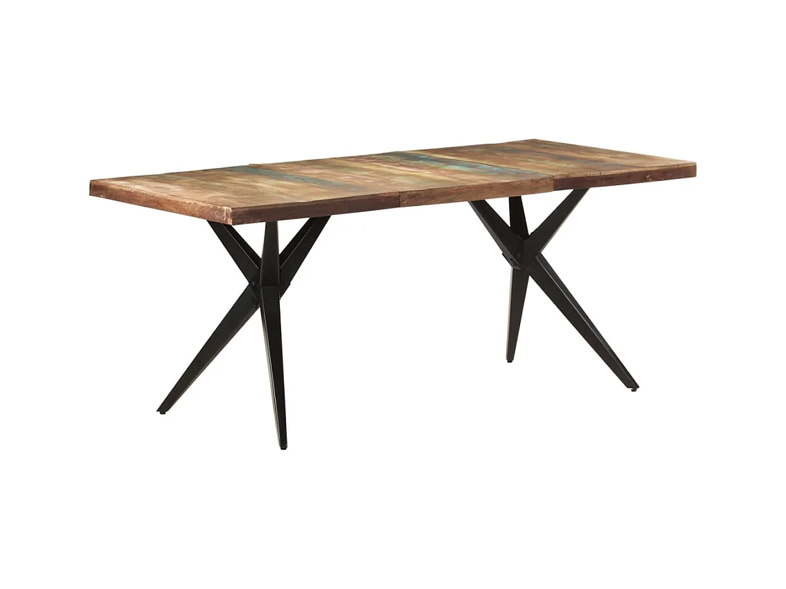 Esstisch 180x90x76 cm Altholz Massiv