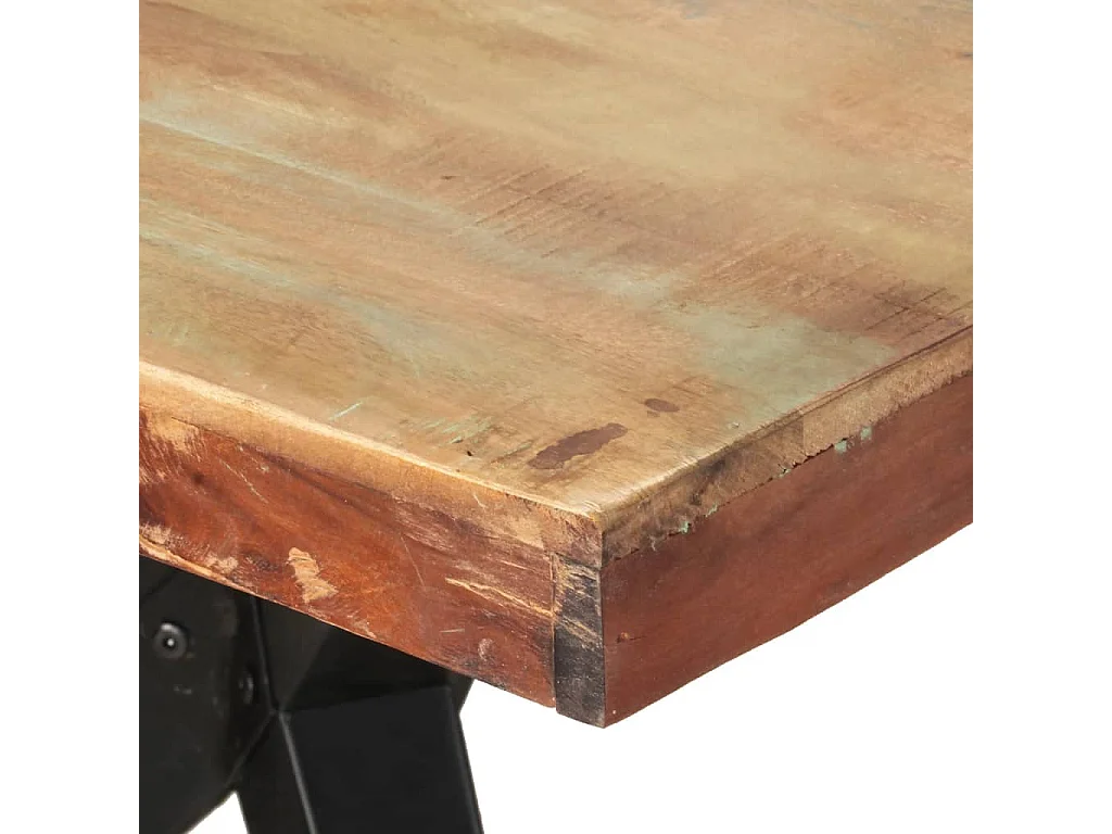 Table à manger 180x90x76 cm Bois de récupération massif