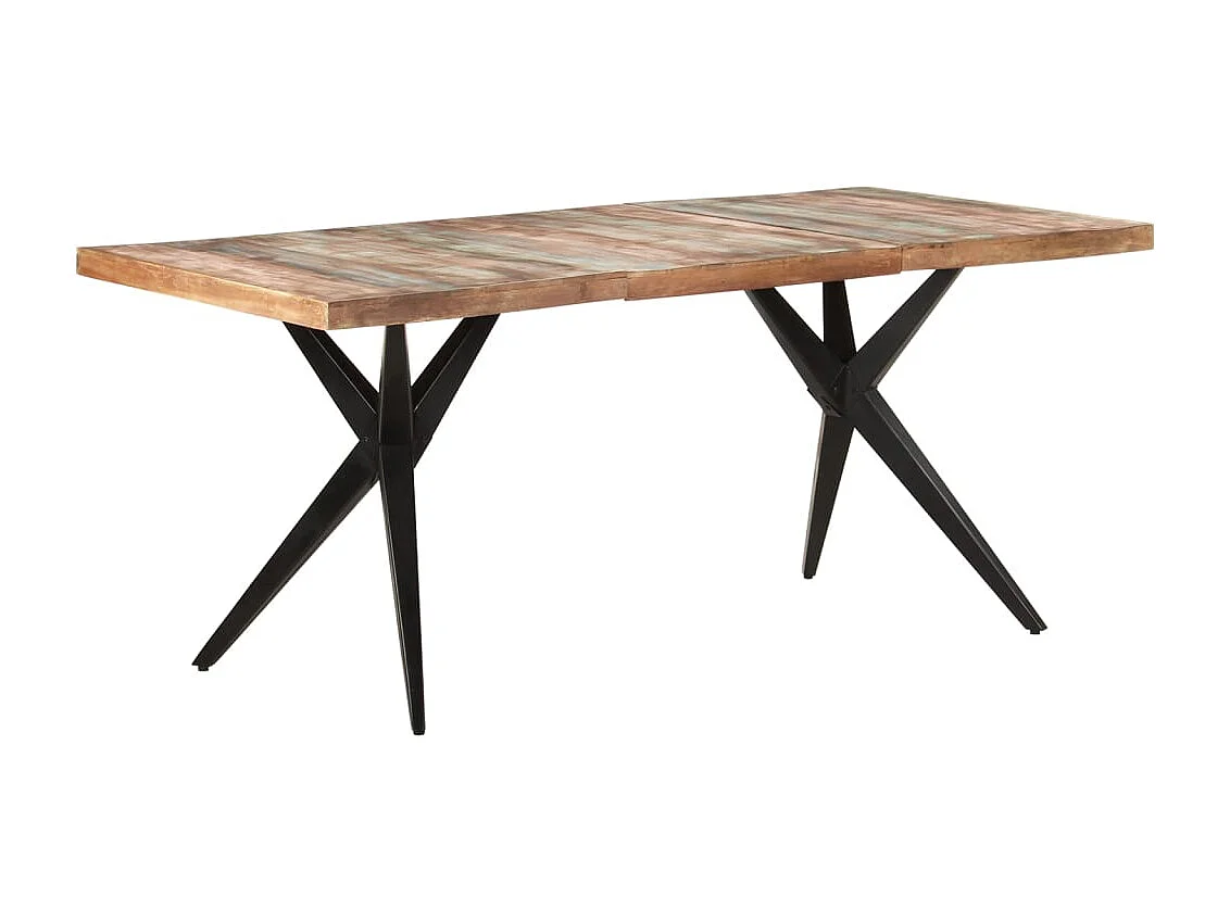 Table à manger 180x90x76 cm Bois de récupération massif