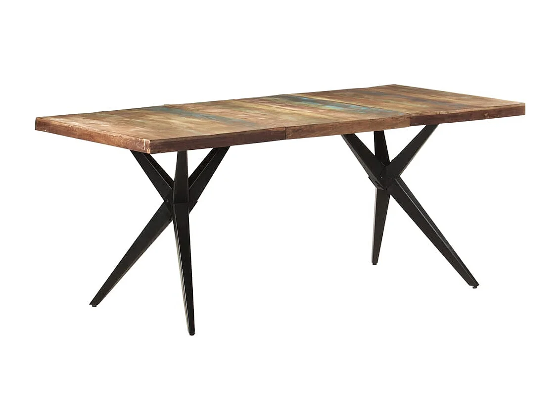Table à manger 180x90x76 cm Bois de récupération massif