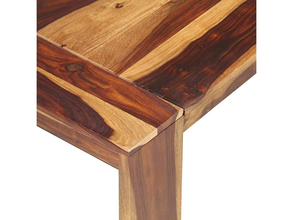 Mesa de jantar 180x90x76 cm madeira maciça